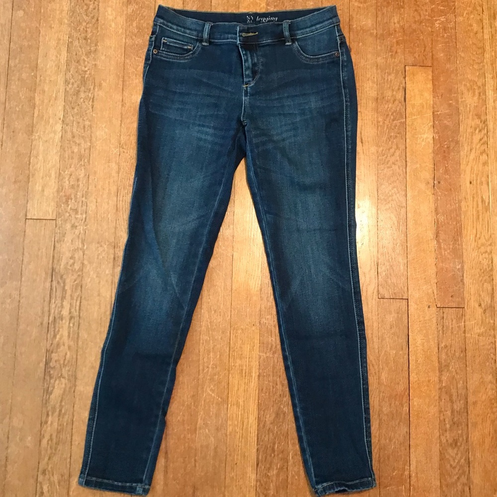 NY&C Skinny Jean Stretchy Legging - Size 6